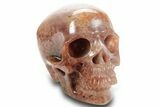 Realistic, Strawberry Quartz Crystal Skull - Madagascar #378782-1